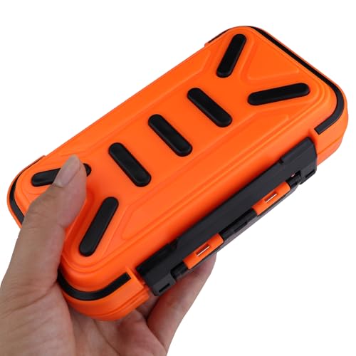 small tackle box (Orange (Size:6.3’’L x 3.74’’W x 2.16H))