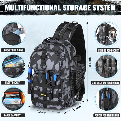 Fishing Backpack with Net