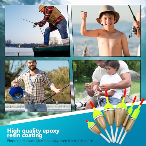 12 Pcs Fishing Float Slip Bobber Wood (Z-1,Z-21,Z-3,Z-4,Z-5,Z-6)