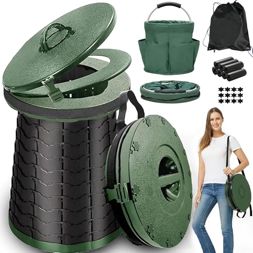 XXL Portable Toilet for Camping (Vert)