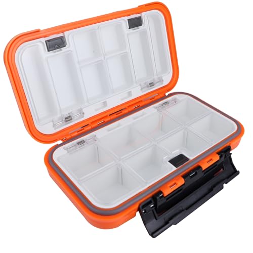 small tackle box (Orange (Size:6.3’’L x 3.74’’W x 2.16H))
