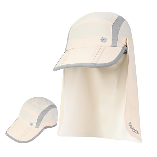 UPF 50+ Fishing Hat with Removable Neck Flap