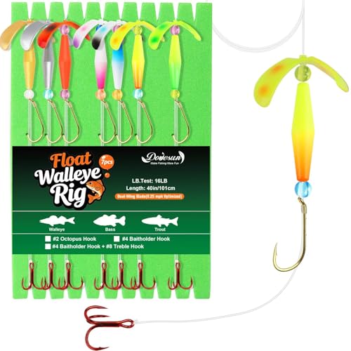 Crawler Harness Walleye Rigs with Dual