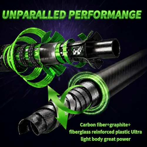Glow Catfish Fishing Rod (Black/Green-Cast-7'6")