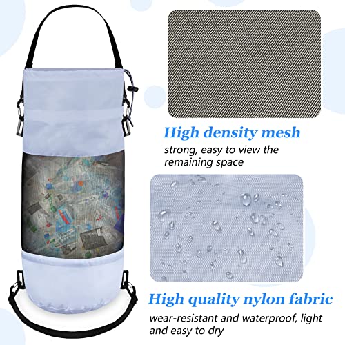 8 Packs Portable Boat Trash Bags Container Mesh Trash Bags Can Reusable Garbage Container for Men Women Adults Kayak Camper Fishing Sea