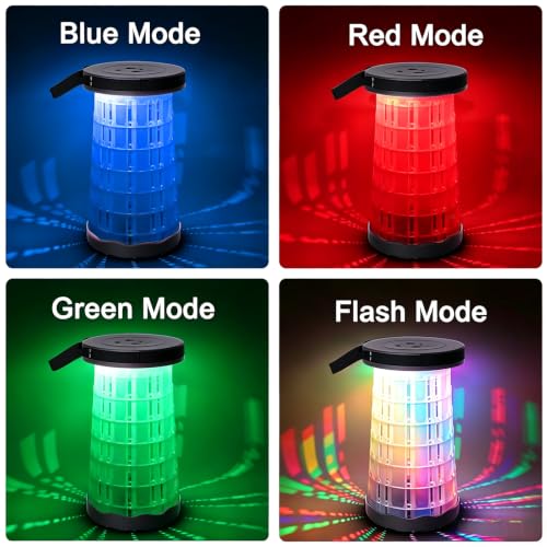 LED lanterns Camping light (Black Multicolored)