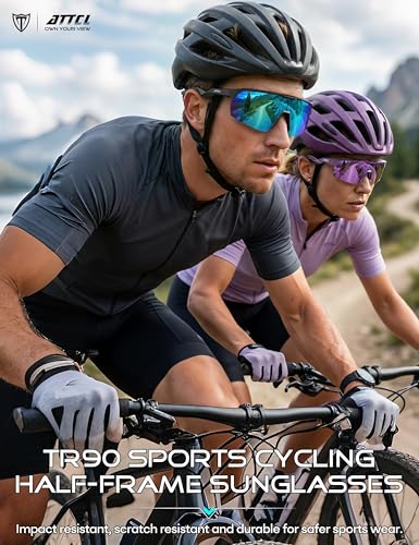 Lightweight Running Sunglasses Women Men Wrap Around UV400 Sports