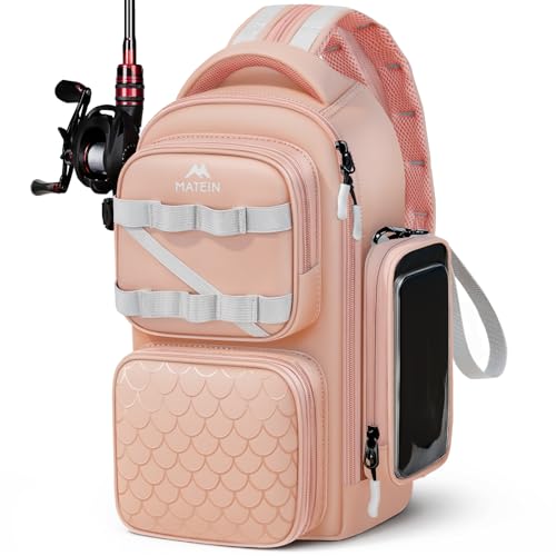 Girls Fishing Tackle Bag (Pink / 14.1 X 8.7 X 5.7 inches)