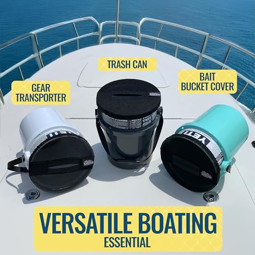 Bucket Cover 5 Gallon Trash Can Cover Converter for Boat Buckets