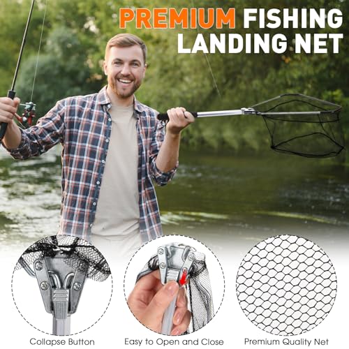 10 Pcs Fishing Tool Kit (Orange)
