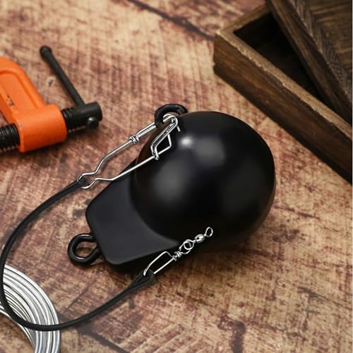 4pcs Fishing Downrigger Weight Snubber with Release Snap