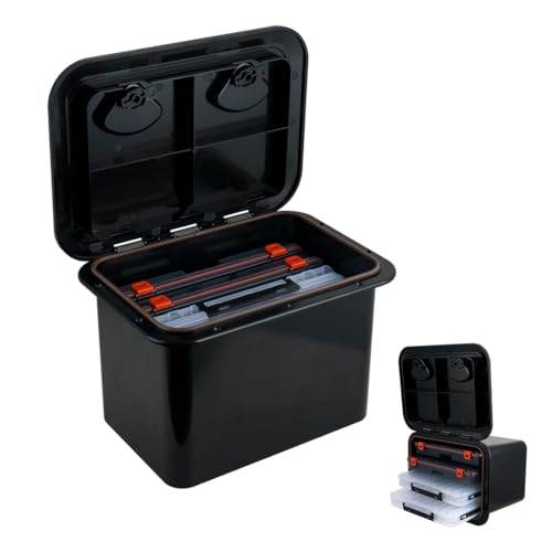 Marine Deck Access Hatch Storage Box 12.4" x 17.3"