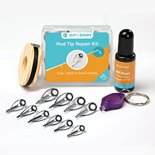Fishing Rod Tip Repair Kit with Glue