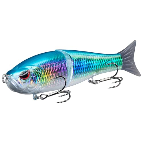 SwimShad Glide Baits Jointed Swimbait Bass Pike Salmon Trout Muskie Fishing Lure