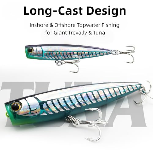 1.41oz 2.29oz Floating Saltwater Topwater Popper Lure (Pink / 1.41oz/5.12")