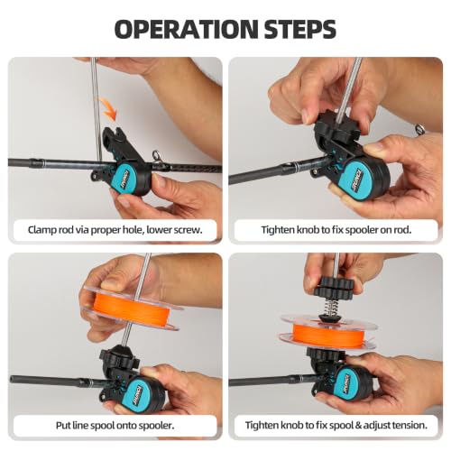 Portable Fishing Line Spooler