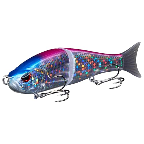 SwimShad Glide Baits Jointed Swimbait Bass Pike Salmon Trout Muskie Fishing Lure