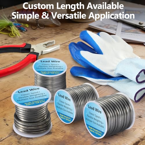 Lead Wire Solid Core Roll 1 Lb Spool