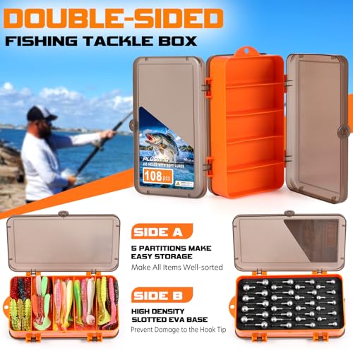 Crappie Fishing Lures (Orange)