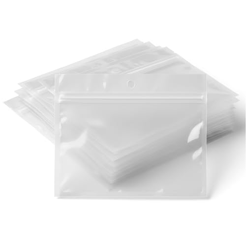 100 Pack Soft Plastic Baits Bags (5.9" x 4.7")