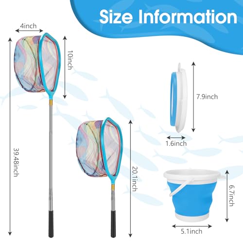 Kids Fishing Net (Red Blue)