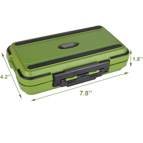 small tackle box (Type B: Green (Size: 7.8" L X 4.2" W X 1.8" H))