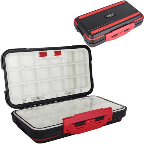 small tackle box (Type B: Black (Size: 7.8" L X 4.2" W X 1.8" H))