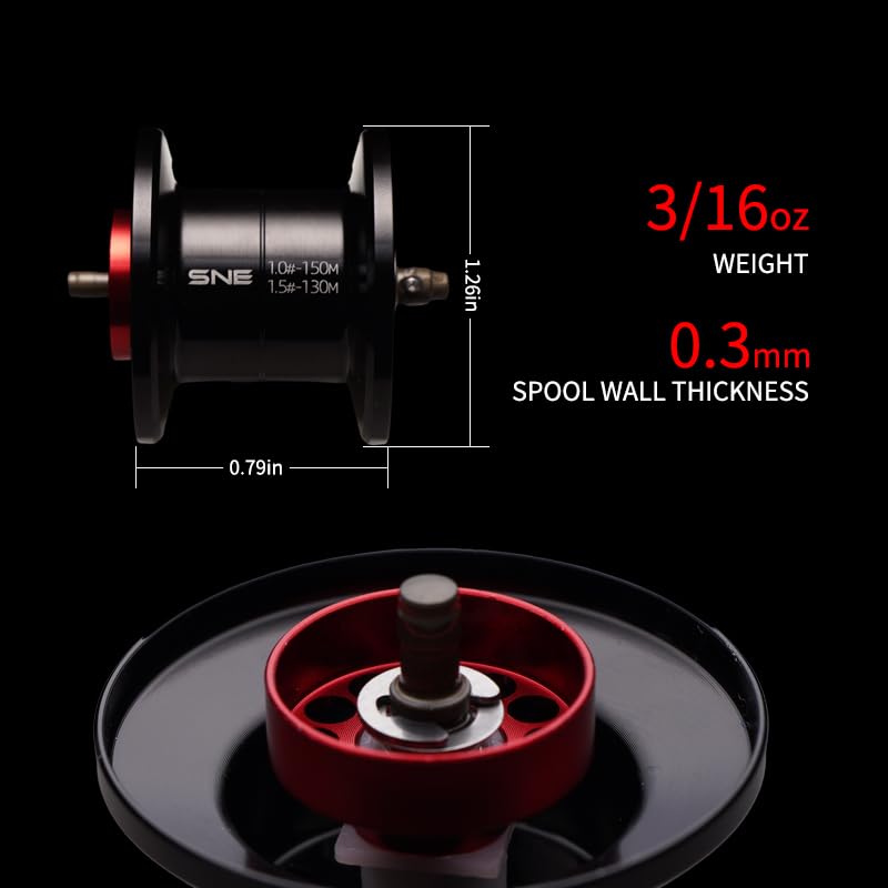 PURELURE BFS Fishing Reel Left Hand (ZANA-Left-7.6:1)