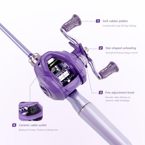 Fishing Pole and Reel Combo