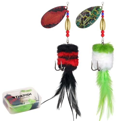 Musky Pike Walleye Fishing Lure (Black&Green / 1.3 oz---2pcs)