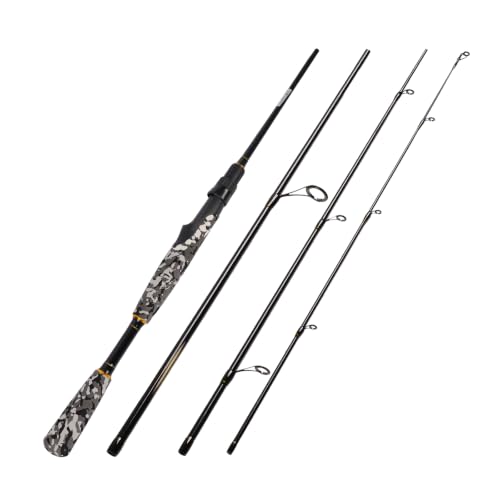 4 Piece Travel Fishing Rod (6'6" Medium)