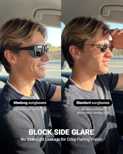 Polarized Sunglasses with Removable Side Shields