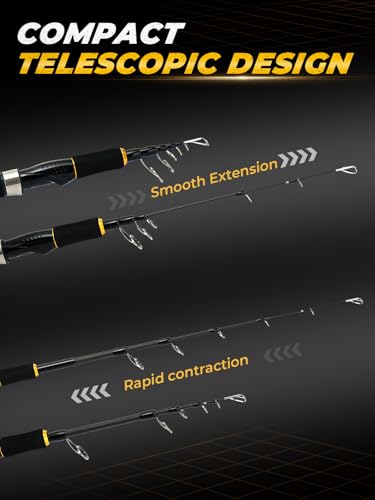 7FT Telescopic Spinning Fishing Rod (Spin-7ft-Medium Heavy-Fast)