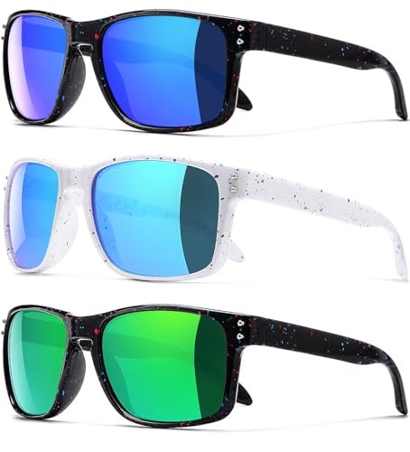 3 Pack Kids Sunglasses Polarized UV Protection Shades for Boys and Girls