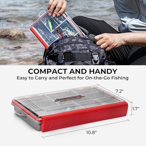 by KastKing Compact Fishing Tackle Kit for Bass Trout Panfish
