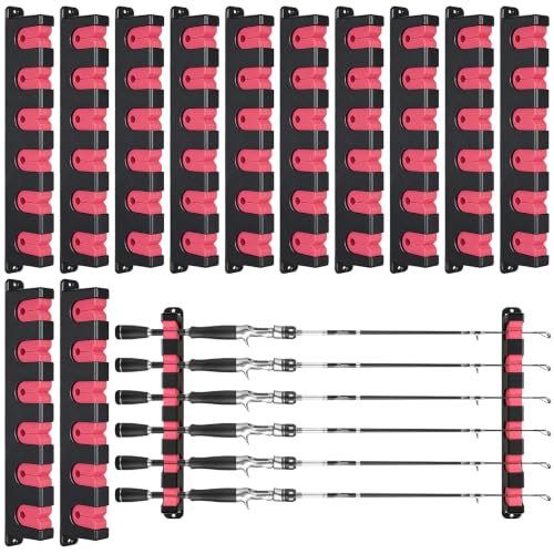 Fishing Rod Holders for Garage Wall Mount Pole Racks
