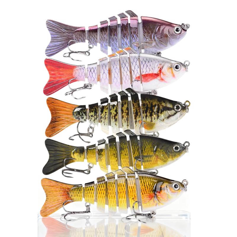 Multi Segmented Fishing Lures (5-Pack-style)