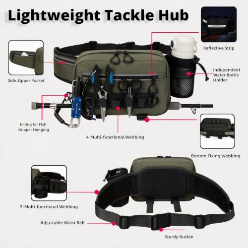 Fishing Waist Pack (green)