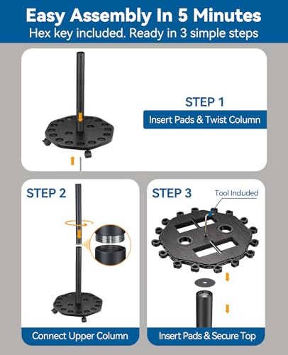 Fishing Rod Holder Pole Rack for Garage with Wheels