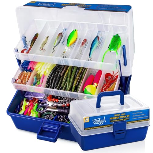 448 Pcs Fishing Lures Kit