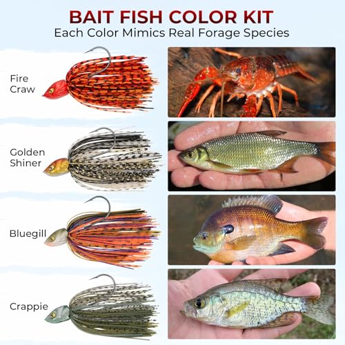 by KastKing Spinner Baits Fishing Lure Kits