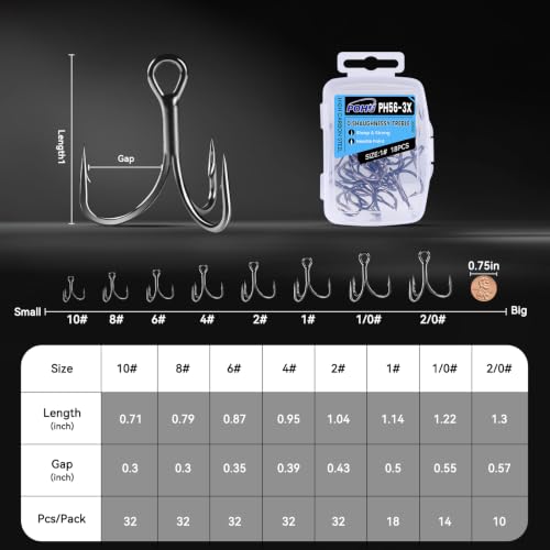 Treble Fishing Hooks