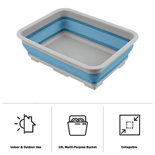 Collapsible Trash Can and Camp Sink Set