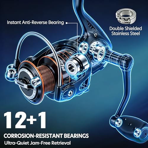 Fishing Rod and Reel Combo with Telescopic Fishing Pole (SILVER / 5.91 ft)