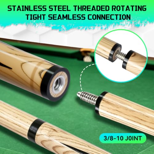 Wooden Short Pool Cue Stick (32")