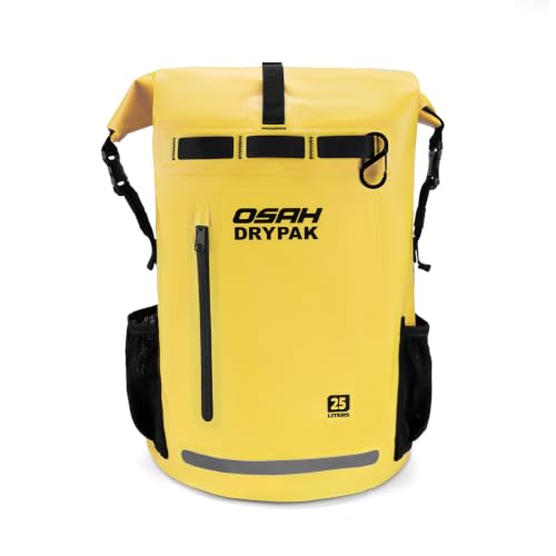 Waterproof Dry Bag Backpack 25L (Yellow / 25L)