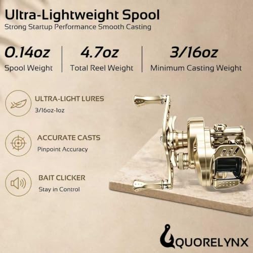 BFS Reel Ultralight Baitcasting Reel for Bass Trout