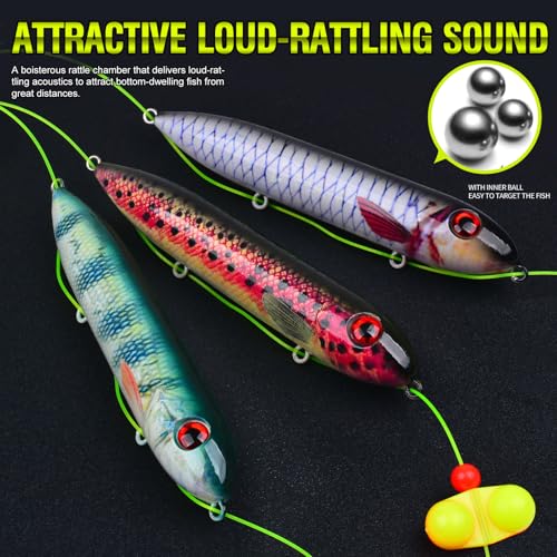 Catfish Bait Fishing Rigs Floats (E-Mixed pack of 5 pcs / 8/0 Hook)