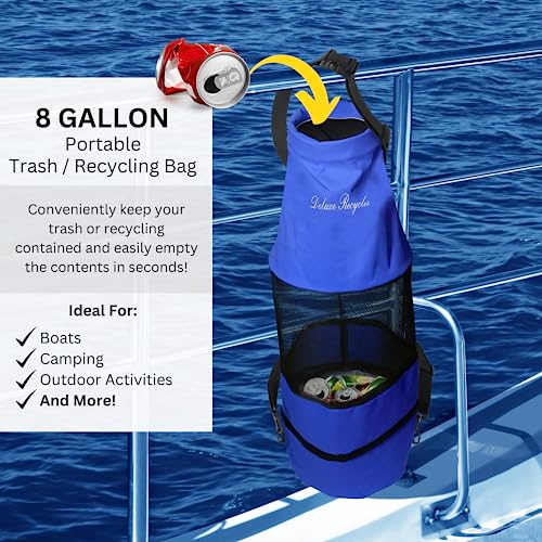Boat Trash Can Bag (Blue)