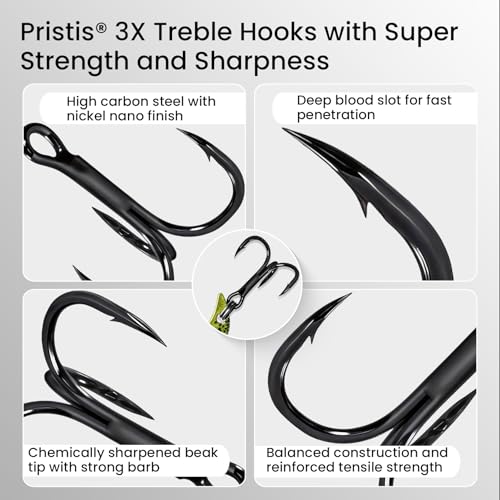 HYJL Micro Hard Blade Baits (6 pcs Micro Metal Blade Baits)